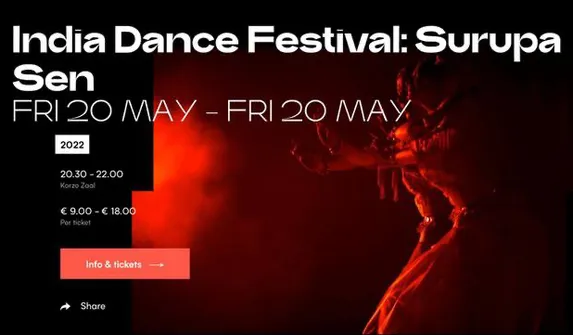 20 May 2022 Surupa Sen at Korzo, The Hague, Netherlands